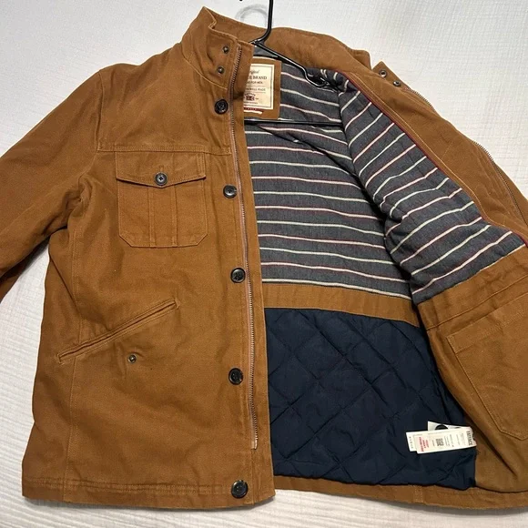 Fat Face Men's Tan/Brown Military Field Jacket - Picture 3 of 5